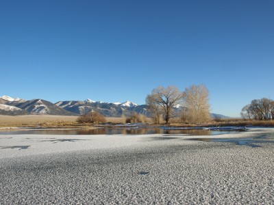 Winter at the reservoir