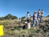 Volunteers helping with weed pull 2017